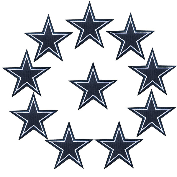 10pcs Star Embroidery Sew Iron On Patch Badge Clothes Applique Bag Fabric 