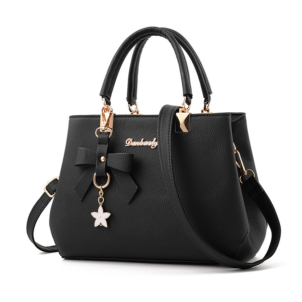 black leather bags women's handbags