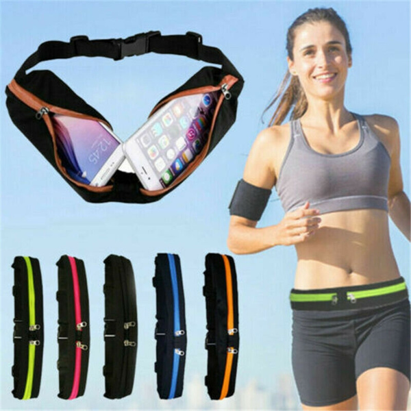 Men's Outdoor Running Belt Phone Pouch – Lightweight Waist Bag With Water-Resistant Zipper (Fits 24-52 Inch Waist)