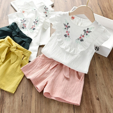 Baby Girl, Shorts, Shirt, Clothing