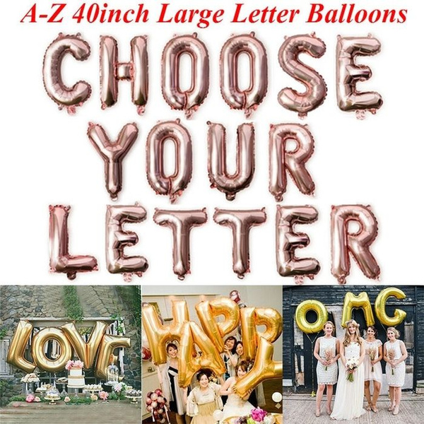 Large alphabet balloons new arrivals