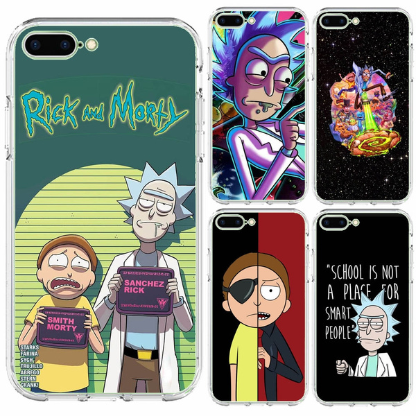 Rick and Morty TPU Soft Phone Case for Samsung galaxy A50,A40,A30,A20,A10,M10,M20,M30,J3,J4,J5,J6,J7,J8,A6,A7,A8,A9 2018,S10,S10E,S10Plus,S9,S8,S7 / ...