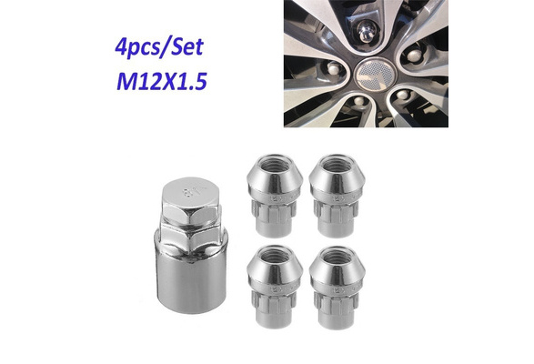 BUTZI Anti Theft Car Locking Wheel Tyre Alloy Nuts Bolt Keys Fits Mazda 12x1.50 