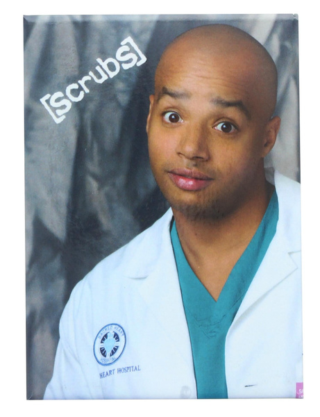 Scrubs Turk Grey Background 2.5 x 3.5 Inch Photo Magnet | Wish