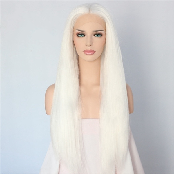 Durable Heat Resistant Synthetic Wigs Women's Wigs Daily Wigs Long Straight Wigs Milk Tea Brown Gradient Straight Hair Cosplay Wigs