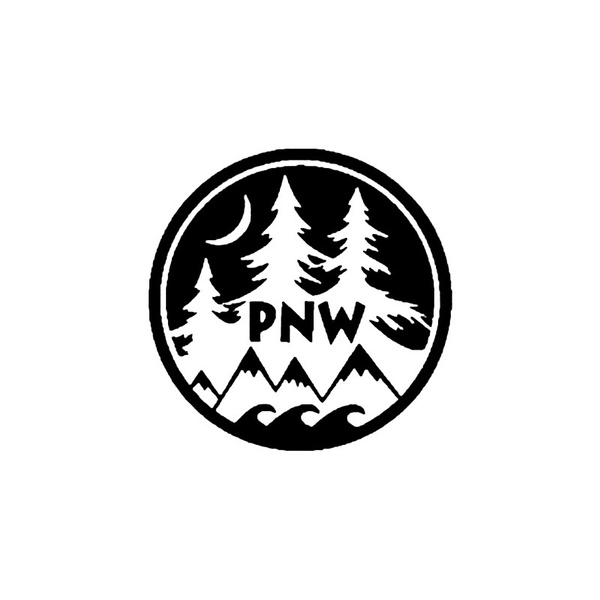 15cm Mountains Decal Art PNW Pride Car Decals Bumper stickers | Wish