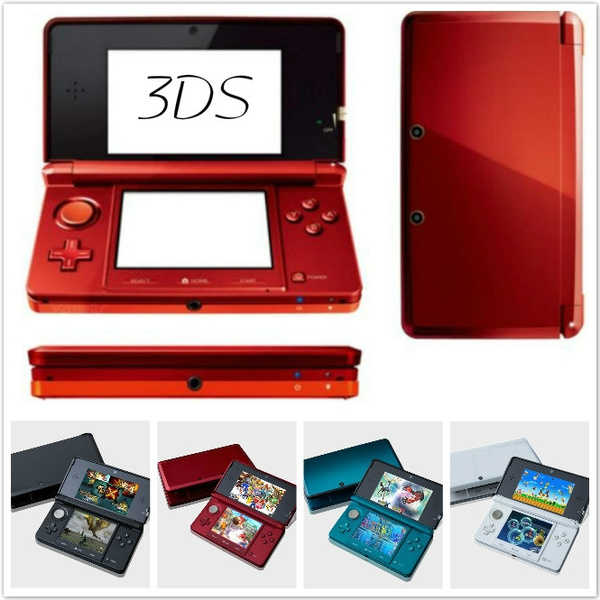 Original 3DS Game Console Crack Children's Game Console Play 3DS Gba NDSL  Game (blue Red Black White)