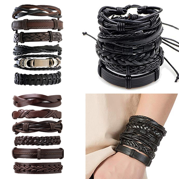 Braided leather stud wristband Rivet leather bracelet Woven bangle Leather wristband for women Small wrist cuff wristbands Arm guard 4643