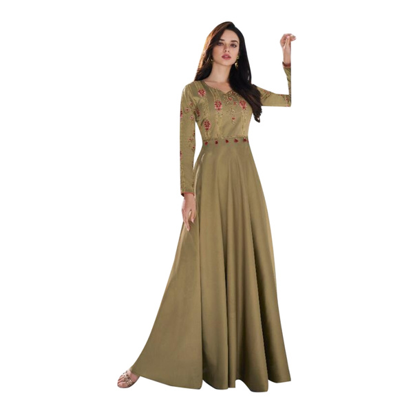 PartWear Long Gown Flowy Dress Ships from NC Kitty party Dress Ekaja Wine Chiffon Long Dress Large size 40| Anarkali Bollywood  Style