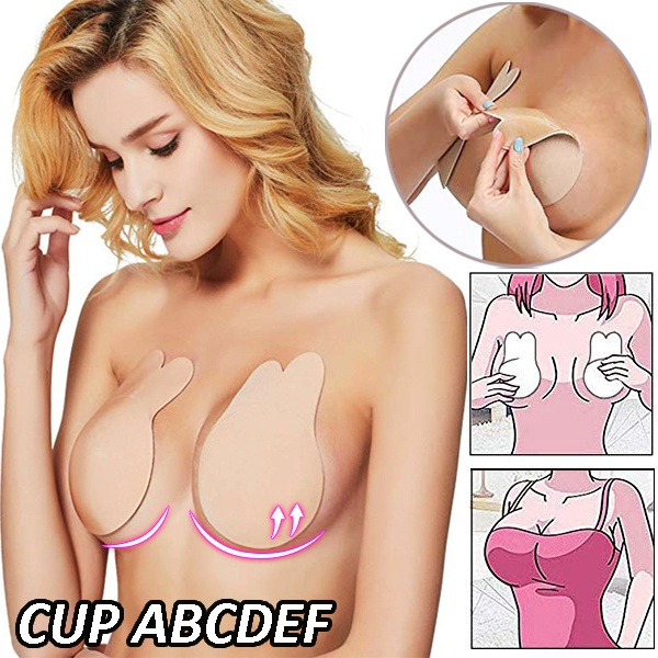 Silicone Nipple Covers Stick On Gel Push Up Strapless Backless Invisible  Bras