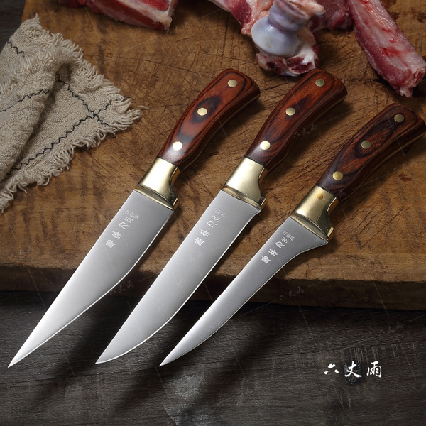 Kitchen Chef Knives Sets Stainless Steel Slaughter House Boning Knife Meat  Cleaver Butcher Knife Sharp Cleaver Slicing knife