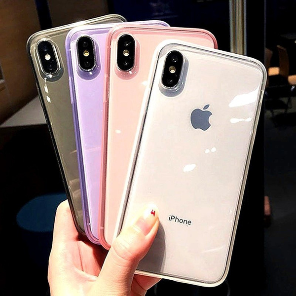 Transparent Candy Color Phone Case For Ipone 12 Case For Iphone 11 Pro Max Xr Xs Max 7 8 6 6s Plus X Se2 12 Pro Max Case Anti Knock Clear Soft Tpu Silicone Back Cover Wish Transparent Candy Color Phone Case For Ipone 12 Case For Iphone 11 Pro Max Xr Xs Max 7 8 6 6s Plus X Se2 12 Pro Max Case Anti Knock Clear Soft Tpu Silicone Back Cover Wish