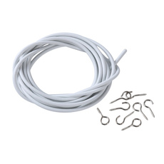 laundryrope, Wire, eye, withhook