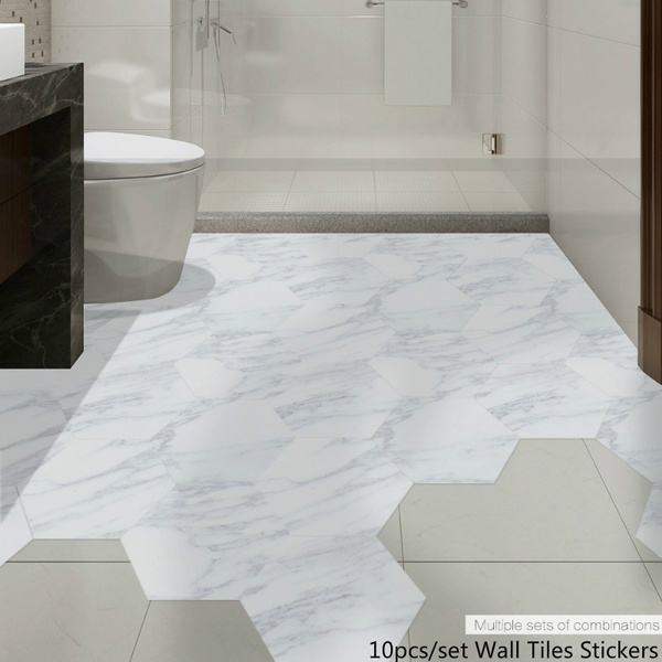 Nonslip Floor Tiles Stickers, Bathroom Floor Tile Decals