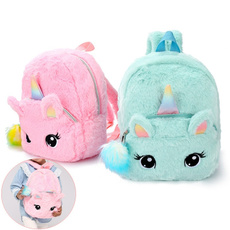 cute, School, children backpacks, unicorn