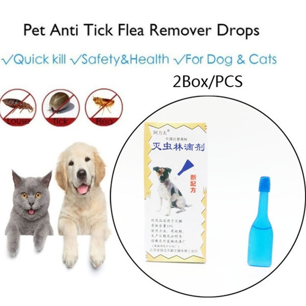 2 Box Anti-flea&tick Ticks Anti-mosquitoe Pet Flea Drops Dog Cat Anti ...