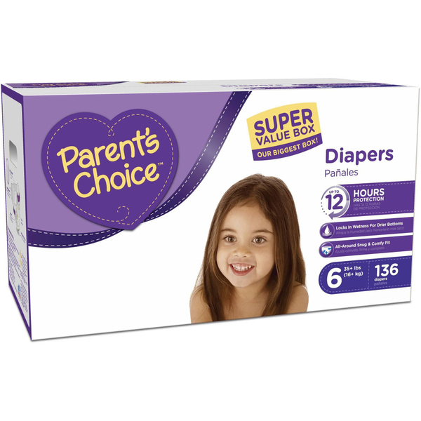 Parent's choice super hot sale value box diapers