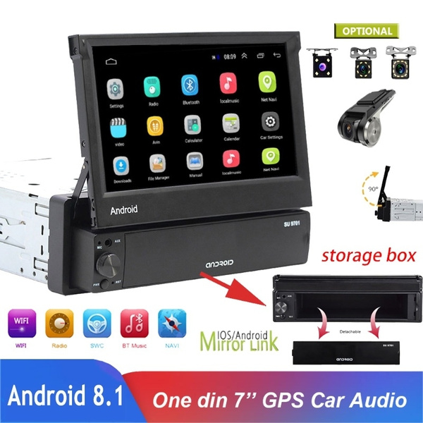 universal Autoradio Android 8.1 Car Multimedia Player Car Radio Car Stereo  1 DIN 7'' GPS Wifi Bluetooth Auto Radio Stereo