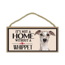 Home & Living, Dogs, whippet, sign