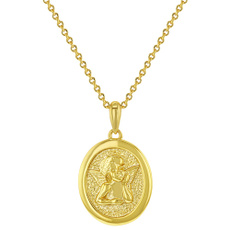 yellow gold, goldplated, Infant, medals