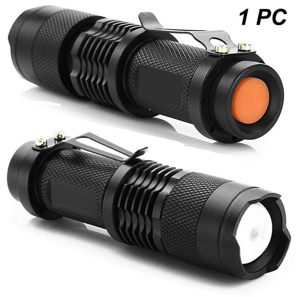 Super Bright 3 Modes LED Zoom Flashlight Outdoor Torch Focus Lamp Torch Light 