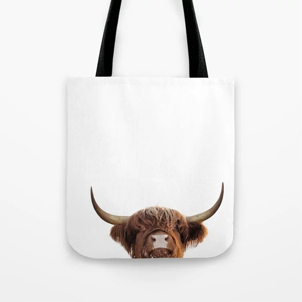 Highland cow online purse