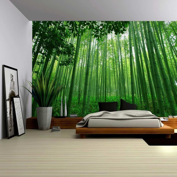 3D Simple Bamboo Forest Sunshine | AJ Wallpaper