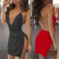 womens dresses, Necks, Halter, Dress