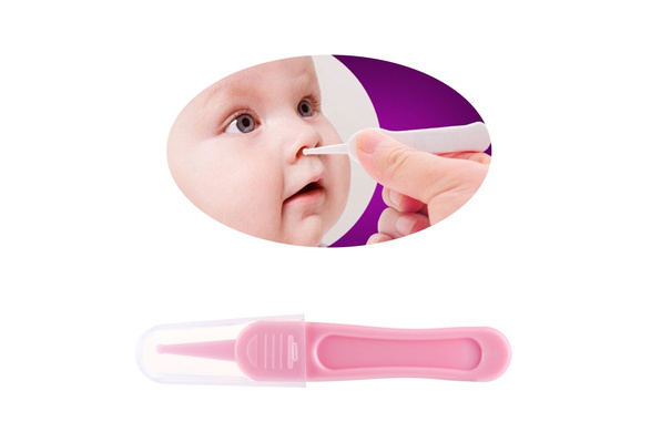 Baby Ear Nose Navel Cleaning Tweezer with Plastic Round-Head - China  Tweezers and Baby Products price