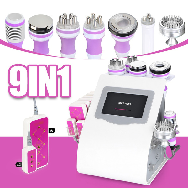 9 in 1 Ultrasonic 40K Cavitation with Rotary - Rotating RF and