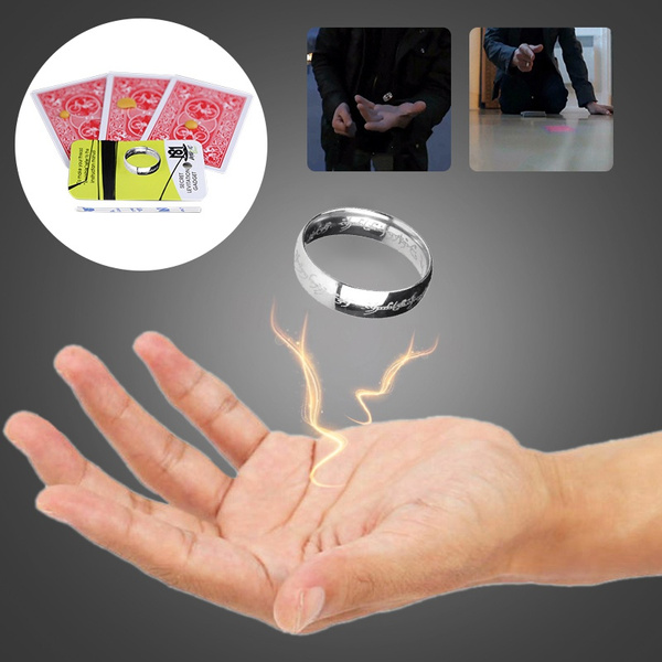 Magic Ring Tricks Play Ball Floating Effect of Invisible Magic Props A+++  US AN