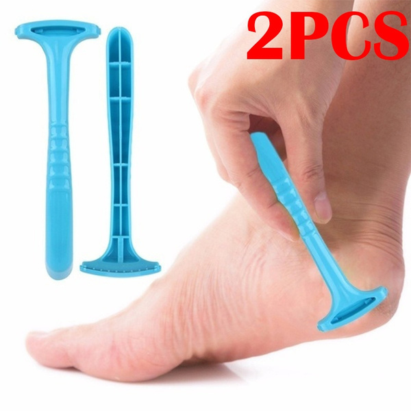 Professional Unisex Plastic Handle Dead Skin Calluses Removal Feet Care  Tools Nursing Foot Pedicure Knife