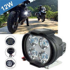 12W High Power Super Bright Motorcycle LED Light Fog Spot White Headlight