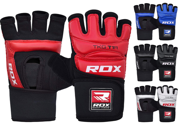RDX Taekwondo Gloves TKD Grappling Training MMA Boxing Punching Bag Fighting 