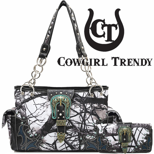 Camo Western Angel Wings Cross Purse w / An ṣoye Nigeria | Ubuy