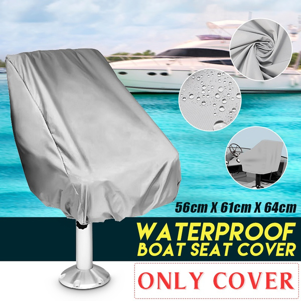 Waterproof Pontoon Captain Seat Chair Cover Boat 56x61x64cm Wish - Waterproof Seat Covers For Pontoon Boats