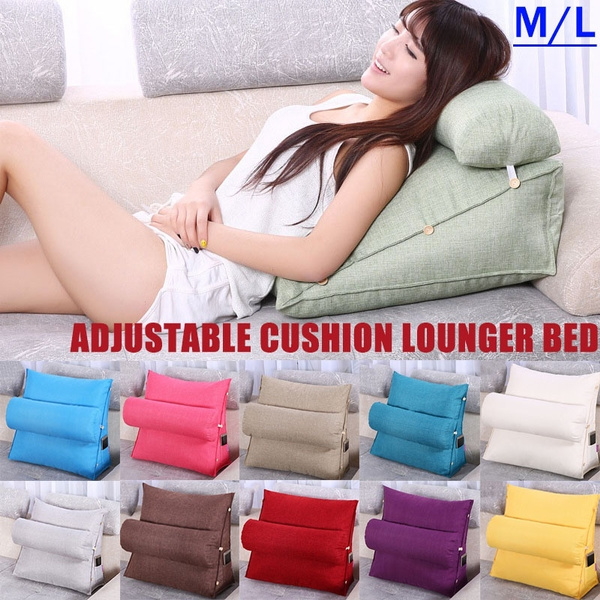 All Season Reading Pillow Office Sofa Bedside Back Cushion for Chair Bed Lumbar  Support Cushions Backrest Pain Relief - AliExpress