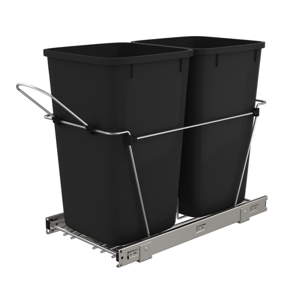 Rev A Shelf RV 15KD 18C S Double 27 Quart Pull Out Sliding Waste   5d2e86598c9c6063762f9a4a Large 