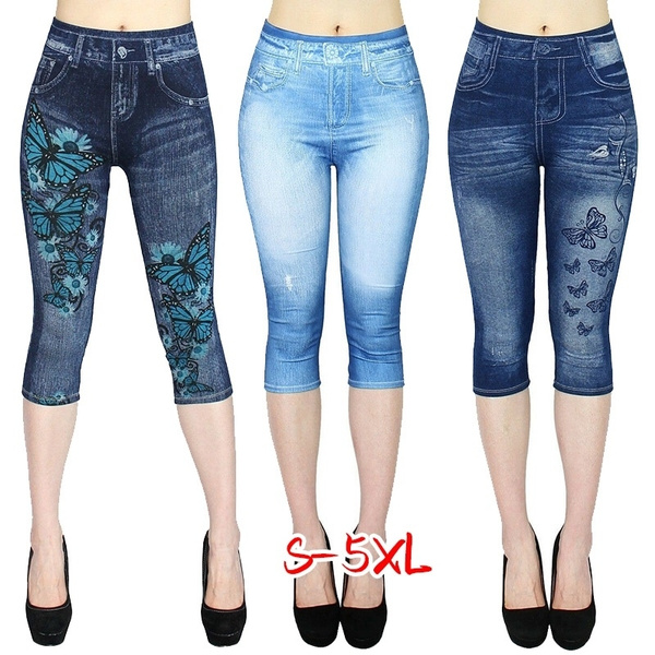3 Colors S-5XL Women's Summer Capri 