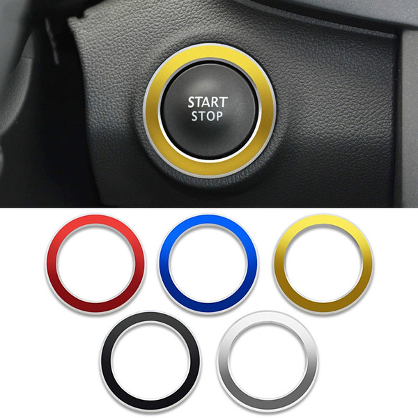 Für Renault Koleos Fluence Megane Latitude Kadjar Captur CarWorld Autoaufkleber Zubehör Styling Start Stop Motor Ring Fall 