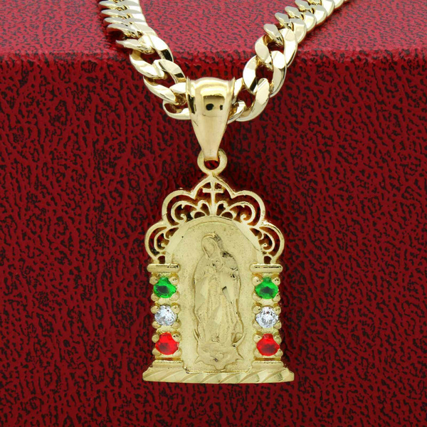 Mens 14k Gold Plated Brass Mexican 