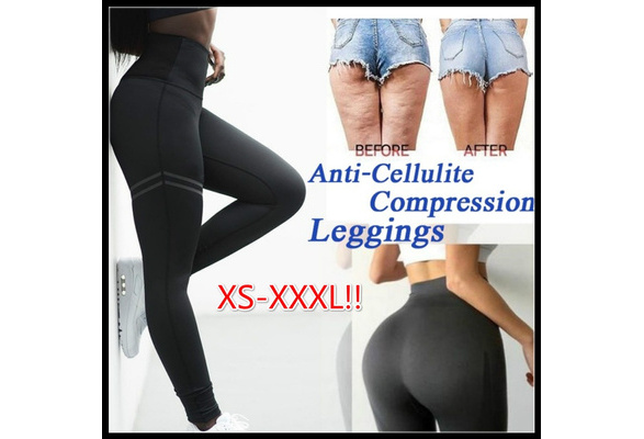 Plus size anti outlet cellulite compression leggings