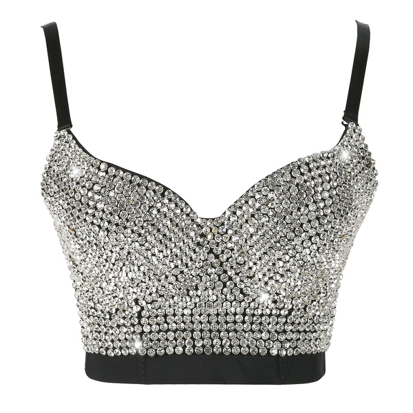 diamond bustier top