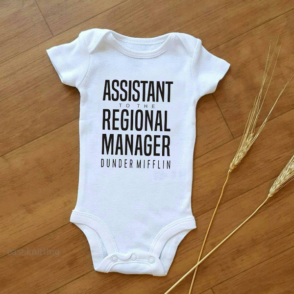 the office baby onesie