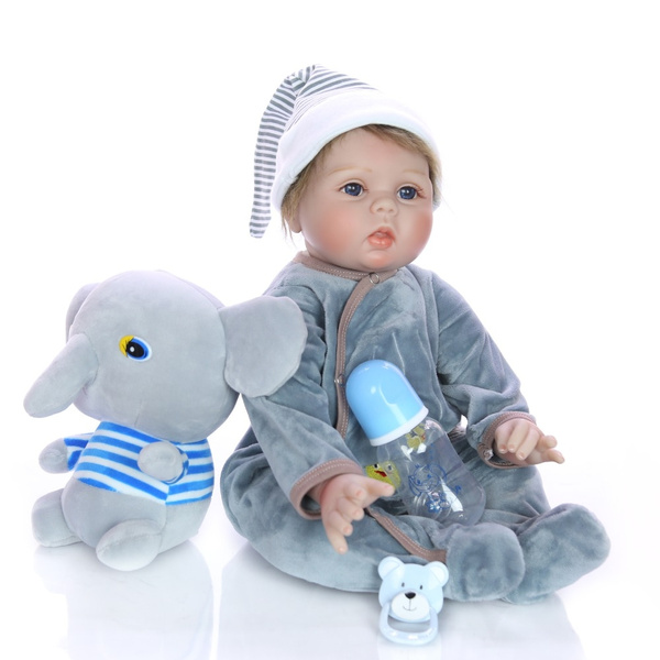 Bebes Reborn menino Realistic baby boy Doll soft silicone Full