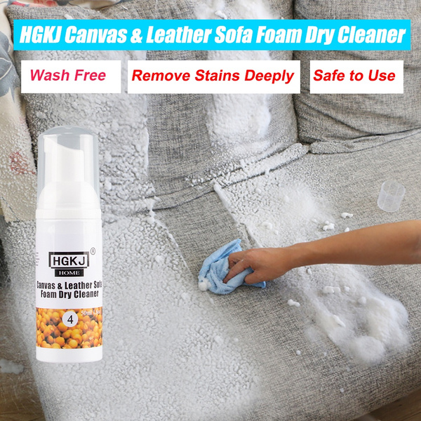 Sofa Cleaning Rich Foam Spray Wash Free No Harm to Fabric Deep Dry Cleaning  Fabric Cleaner for Stain Canvas Suede Home Prodcuts