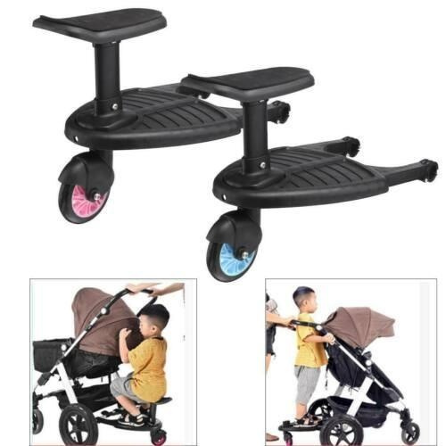 Universal Buggy Stroller Step Board Connector Stand Toddler Kids Child Pushchair 