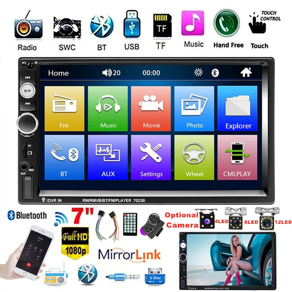 Touch Screen 7 Inch Bluetooth HD Radio Car Video Player MP5 Digital