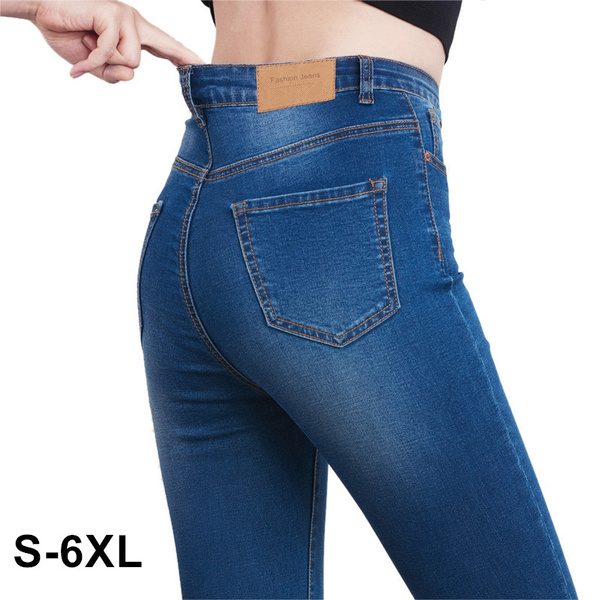 Women Supper Stretch Classic High Waist Pants Push-up Fit Darts on Back  Ladies Skinny Leg Denim Jeans - China Bootcut Pants and Women Denim Jeans  price | Made-in-China.com