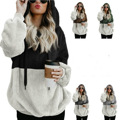 oversized sherpa hoodie